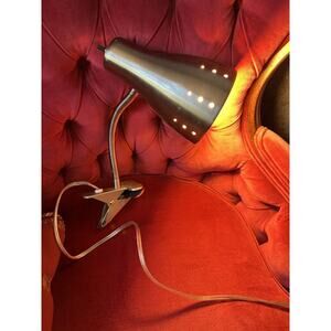 Hampton Bay - 13-7/8 in. Satin Chrome Clip Lamp Bulb Not Included